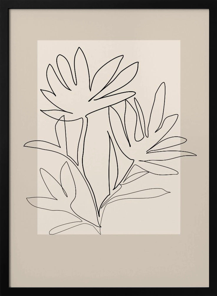 Bloemenschets | Poster