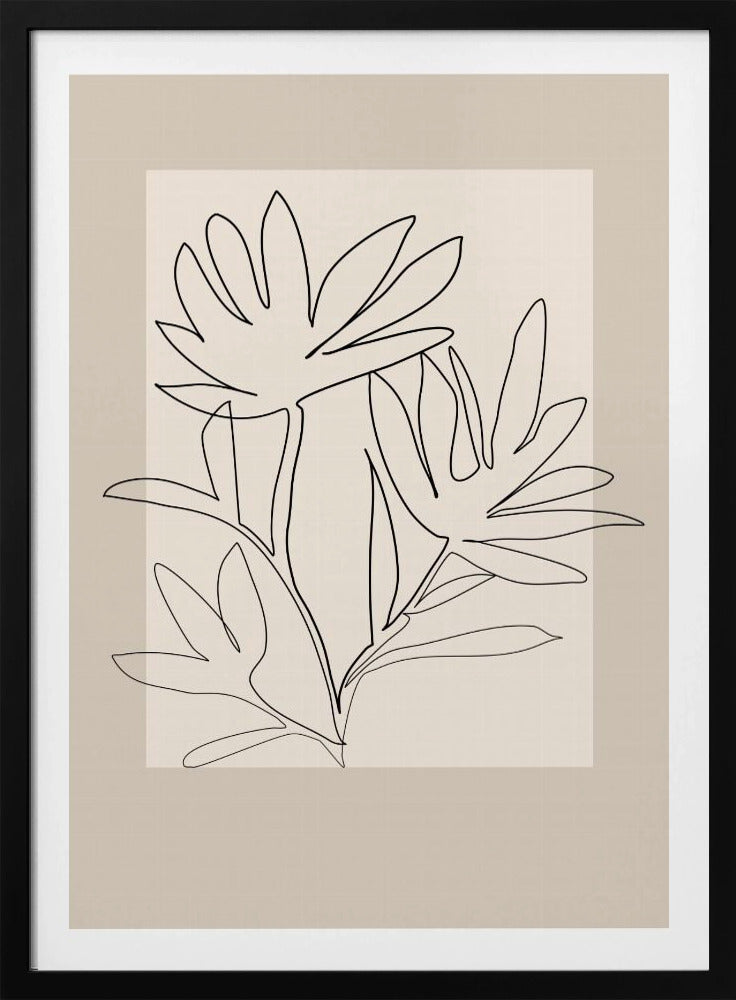 Bloemenschets | Poster