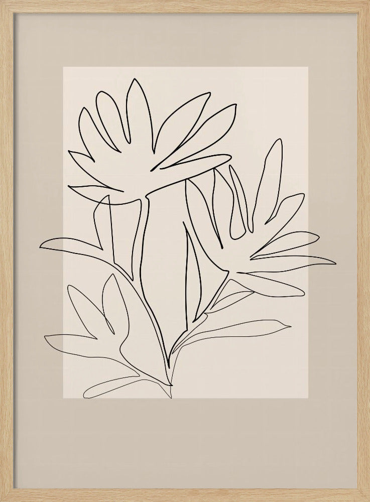 Bloemenschets | Poster