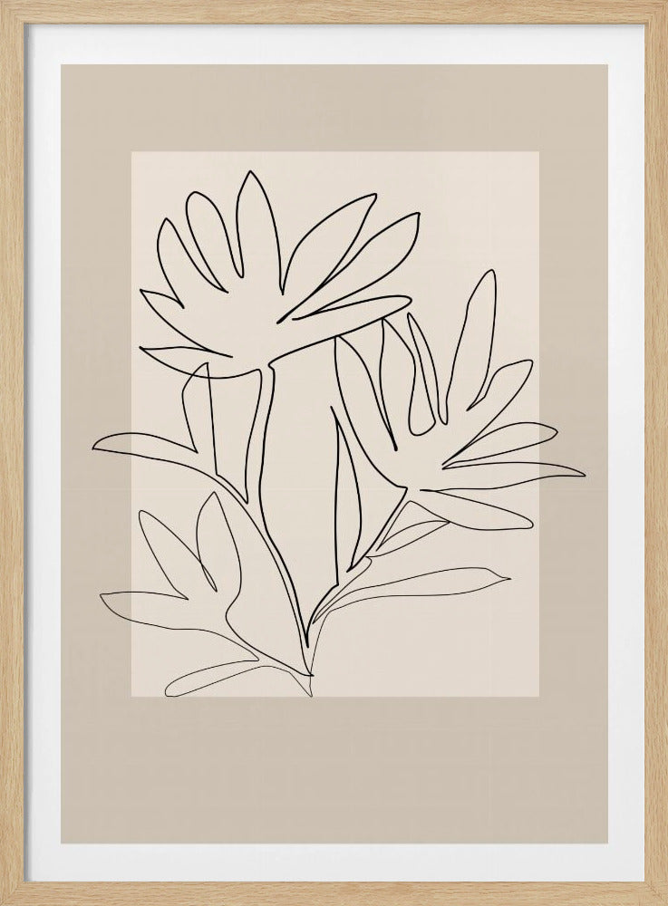Bloemenschets | Poster