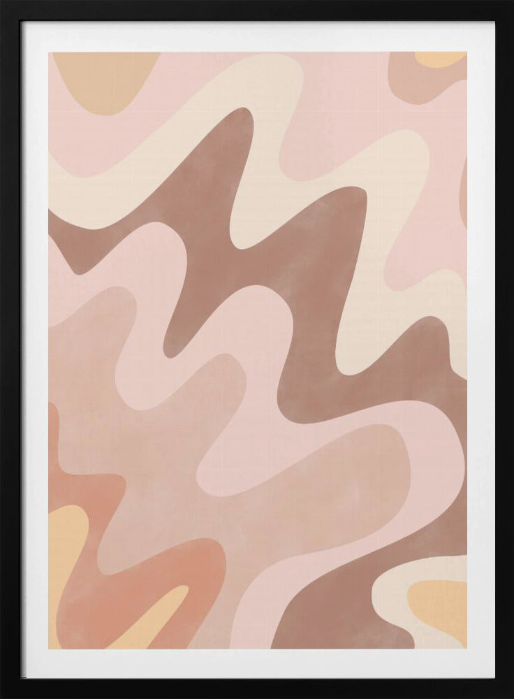 Dromerig golvenlandschap | Poster