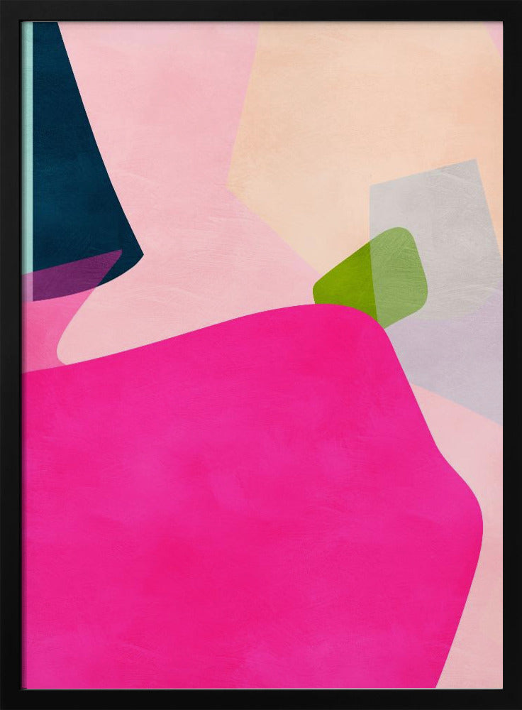 Pink pastel shape | Poster
