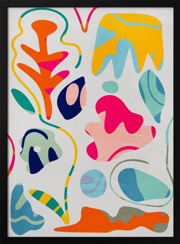 Matisse inspired shapes | Poster