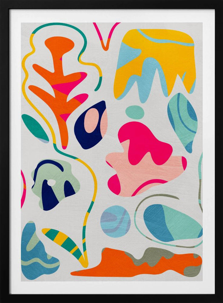 Matisse inspired shapes | Poster