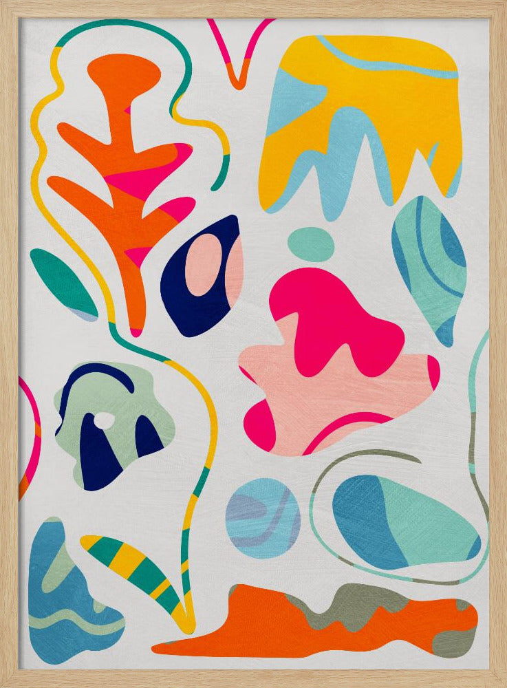 Matisse inspired shapes | Poster