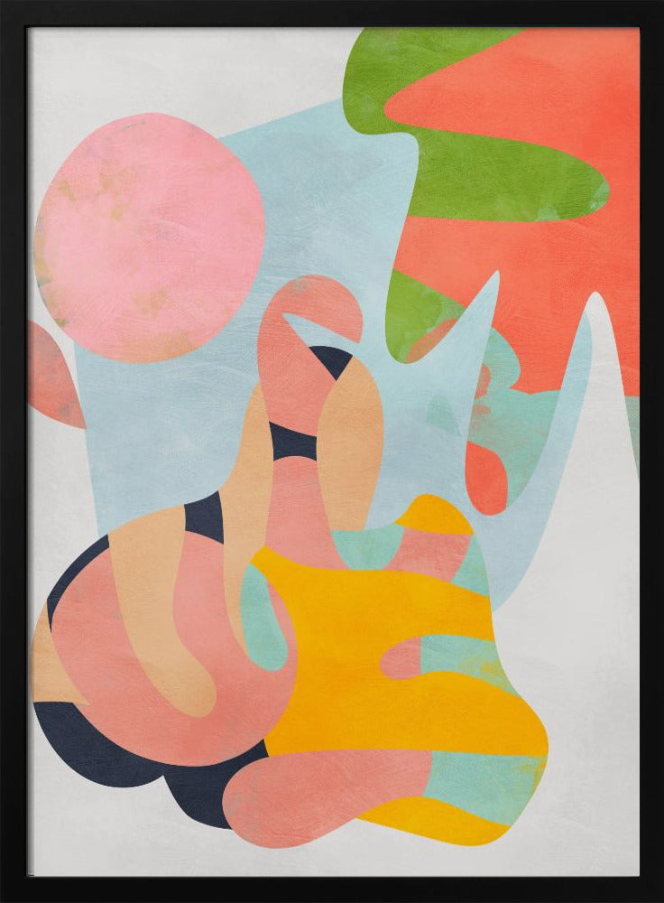 Pastel cut out | Poster