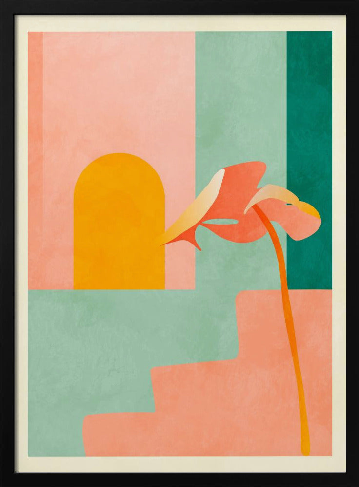 Ruimtes 3 Treppe | Poster