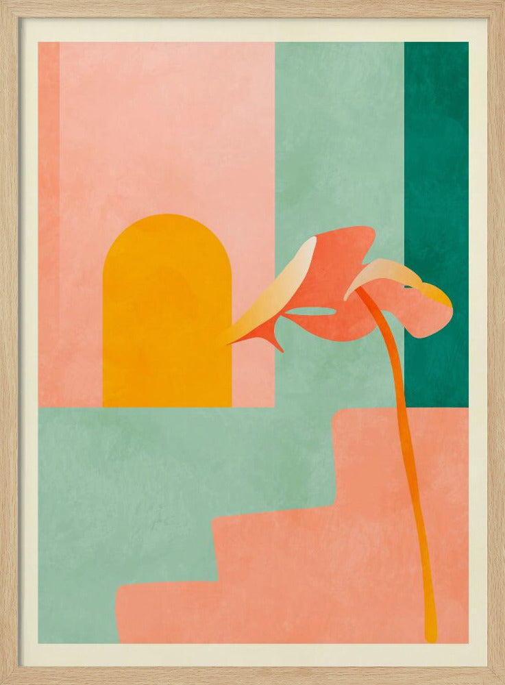 Ruimtes 3 Treppe | Poster