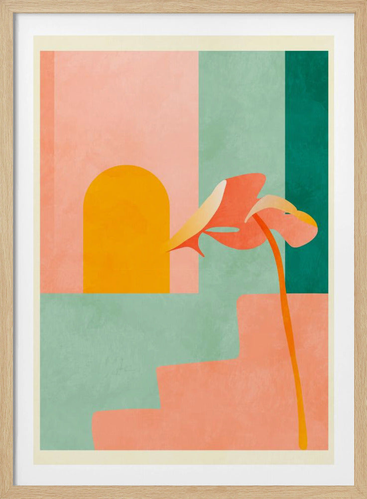 Ruimtes 3 Treppe | Poster