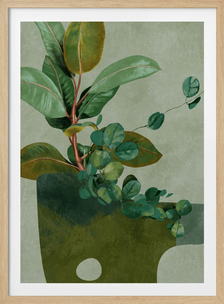 Bladeren Meer 12 | Poster