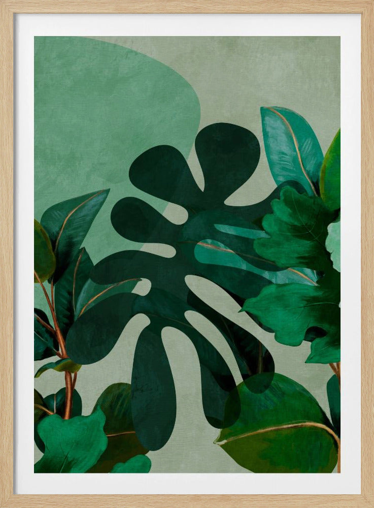 Bladeren Meer 8 Kopie | Poster