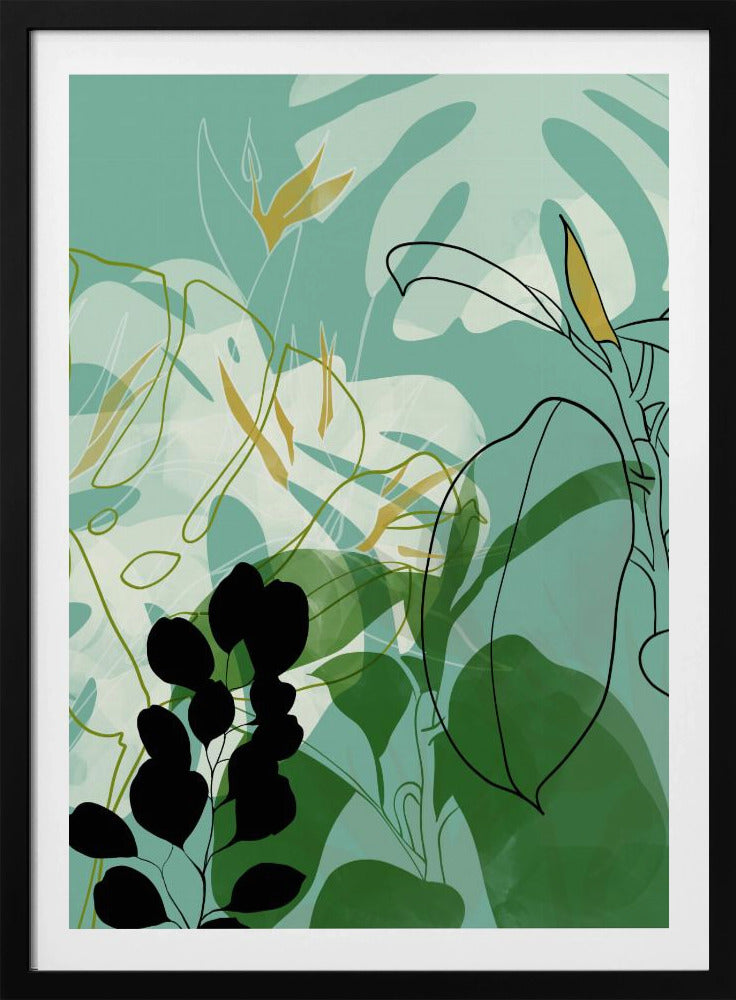 Bladerenlijn Boho2 | Poster