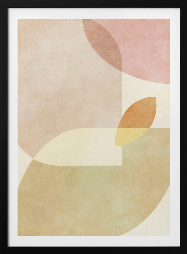 Aqua Shapes 1 kopie | Poster