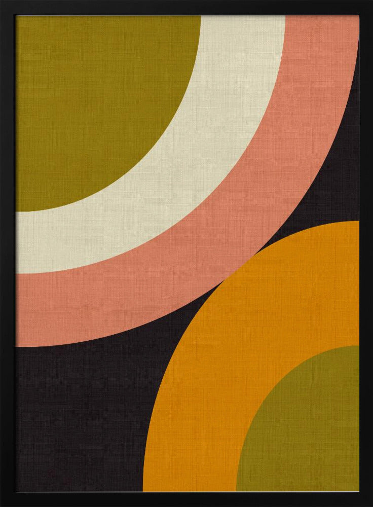 Geo Shapes Herfst 21 Afgerond | Poster