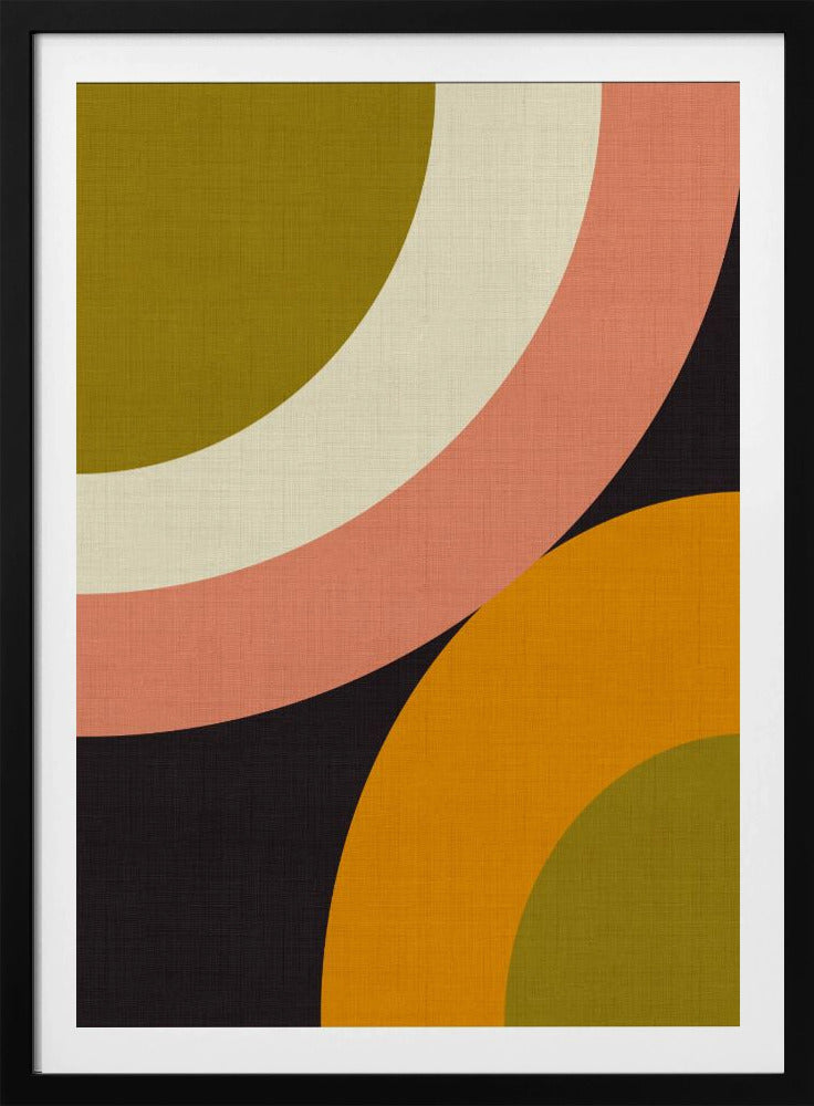 Geo Shapes Herfst 21 Afgerond | Poster