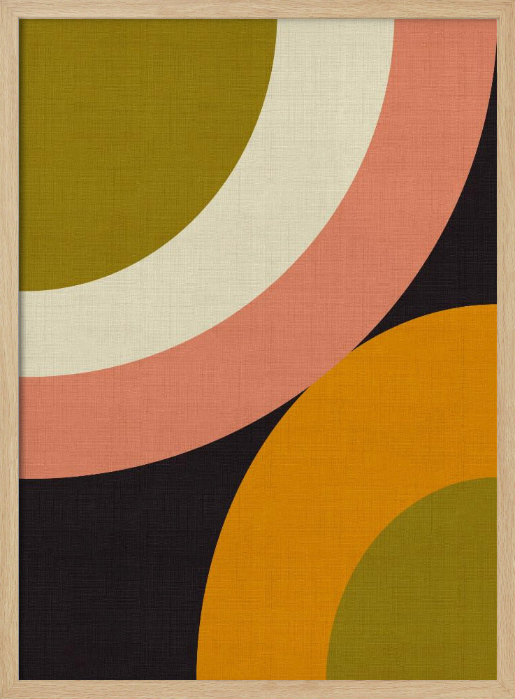 Geo Shapes Herfst 21 Afgerond | Poster