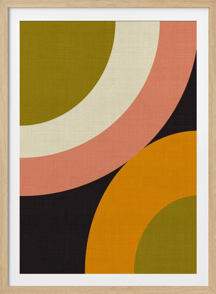 Geo Shapes Herfst 21 Afgerond | Poster