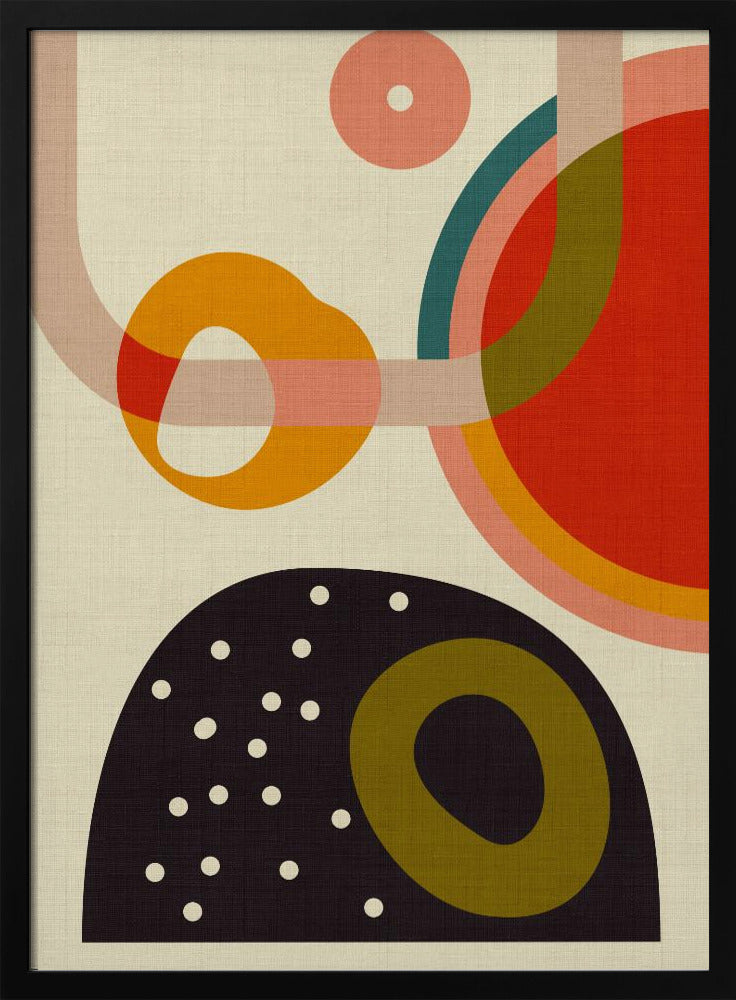 Kopie van Mid Century Cirque 4 | Poster