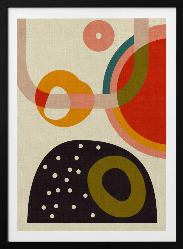 Kopie van Mid Century Cirque 4 | Poster