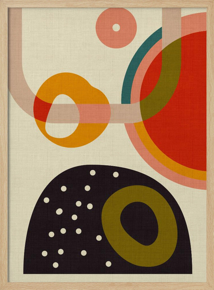 Kopie van Mid Century Cirque 4 | Poster