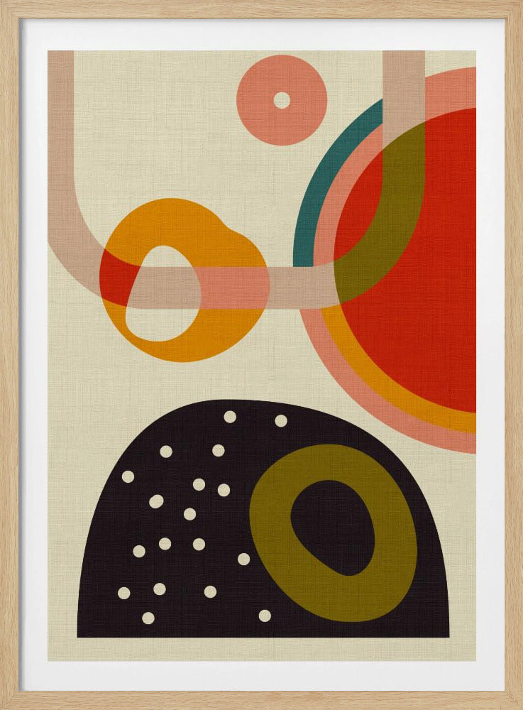 Kopie van Mid Century Cirque 4 | Poster