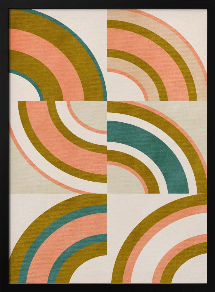 Regenboogzonneschijn 10 | Poster