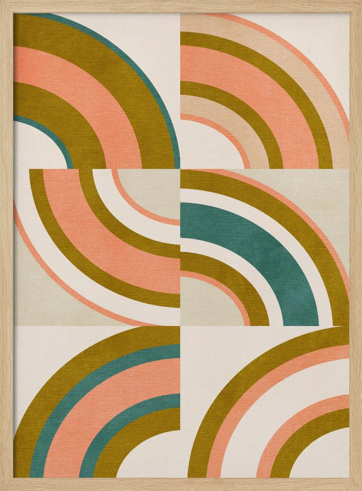 Regenboogzonneschijn 10 | Poster