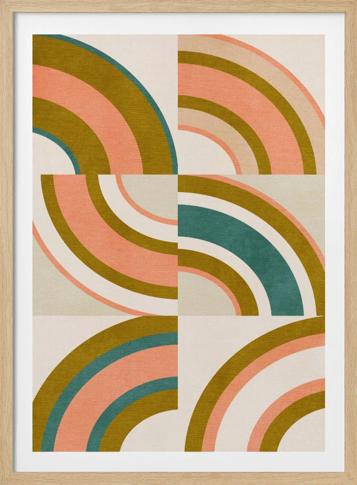 Regenboogzonneschijn 10 | Poster