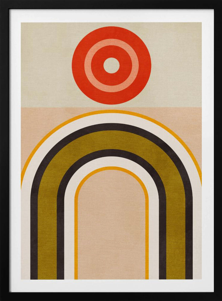 Regenboog Zonnen 9 | Poster