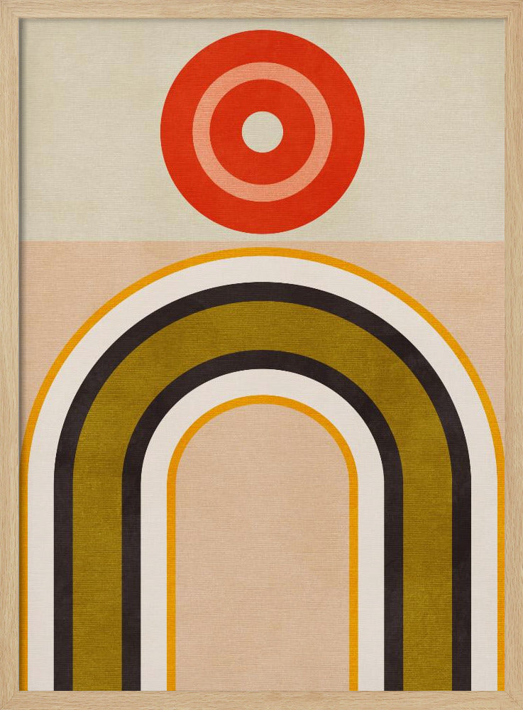 Regenboog Zonnen 9 | Poster