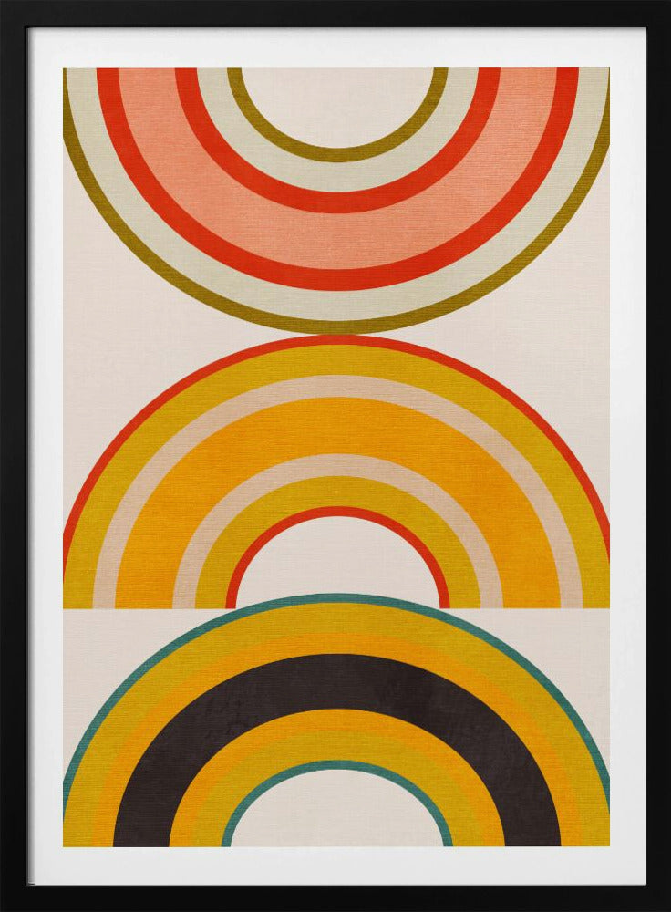 Regenboog Zonnen 6 | Poster