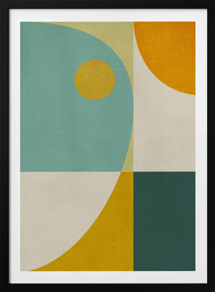 Regenboog Plus Vormen10 | Poster