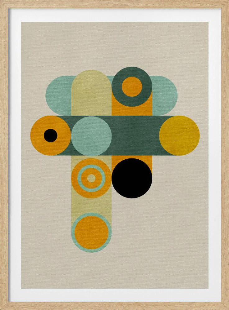 Regenboog Plus Vormen9 | Poster