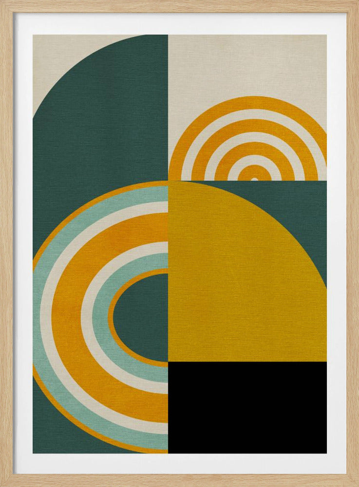 Regenboog Plus Vormen8 | Poster