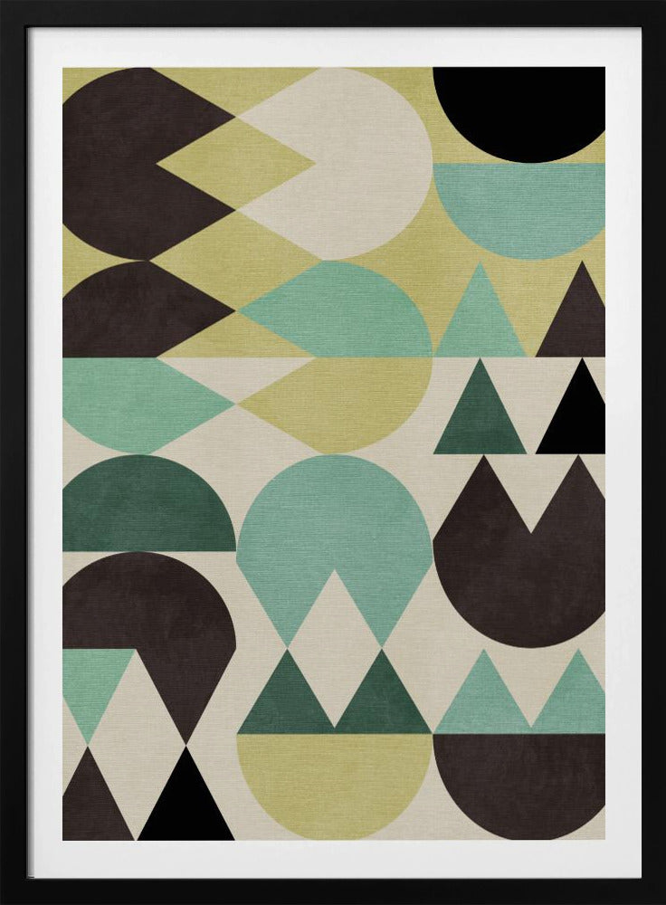 Regenboog Plus Vormen6 | Poster