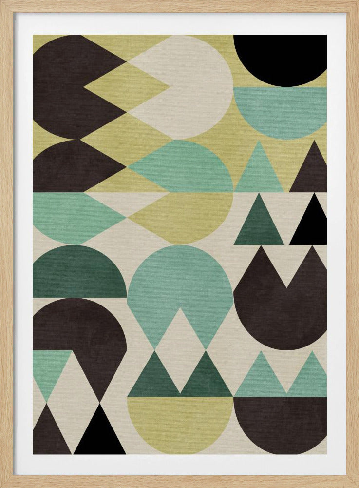 Regenboog Plus Vormen6 | Poster