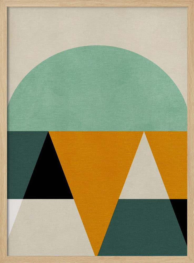 Regenboog Plus Vormen4 | Poster