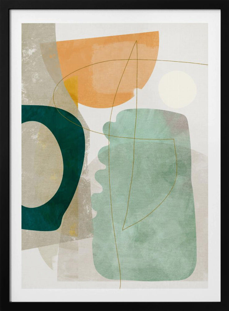 Natuurvriendelijke Terracotta 2 Aquarel Kopie | Poster