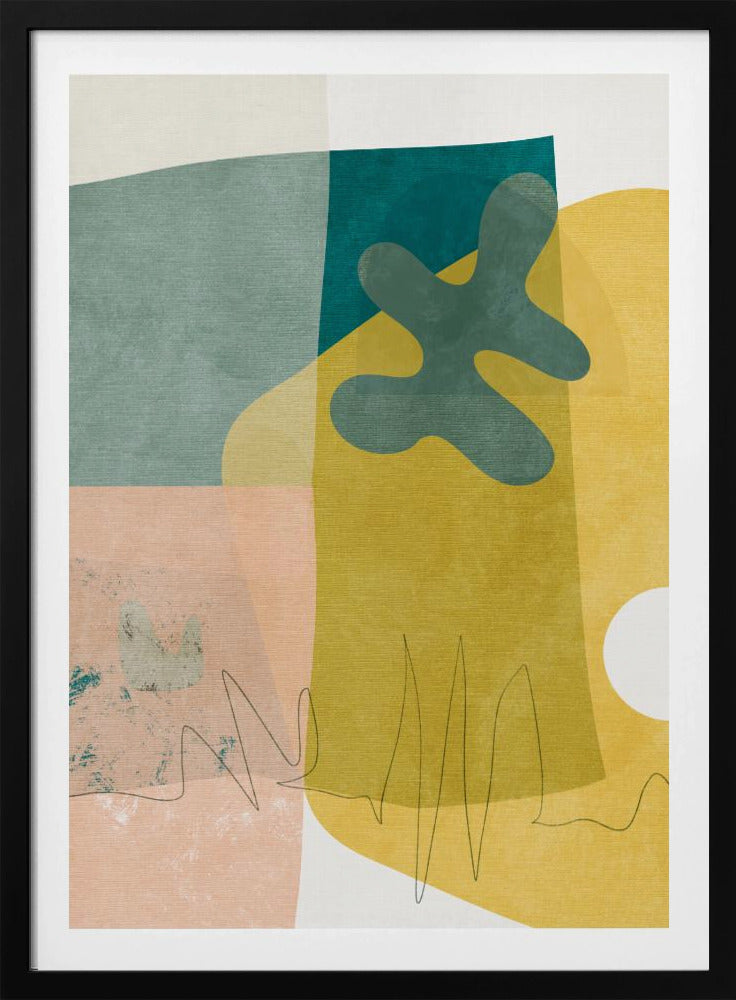 Natuurvriendelijke Terracotta 3 Aquarel Kopie | Poster