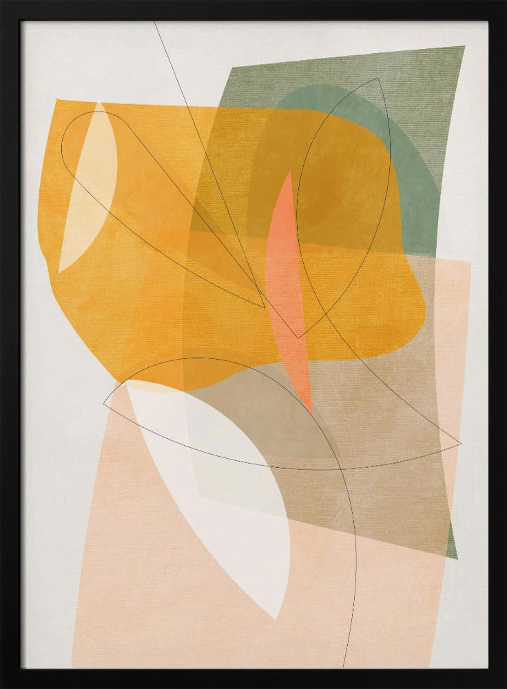 Natuurvriendelijke Terracotta 5 Aquarel Kopie | Poster