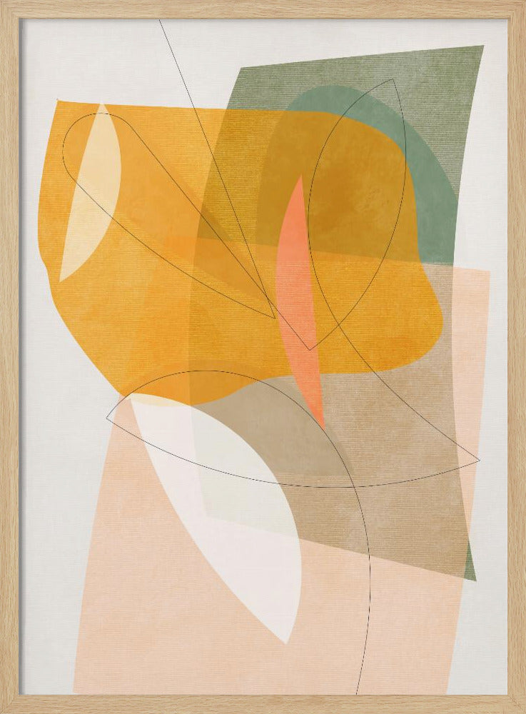 Natuurvriendelijke Terracotta 5 Aquarel Kopie | Poster
