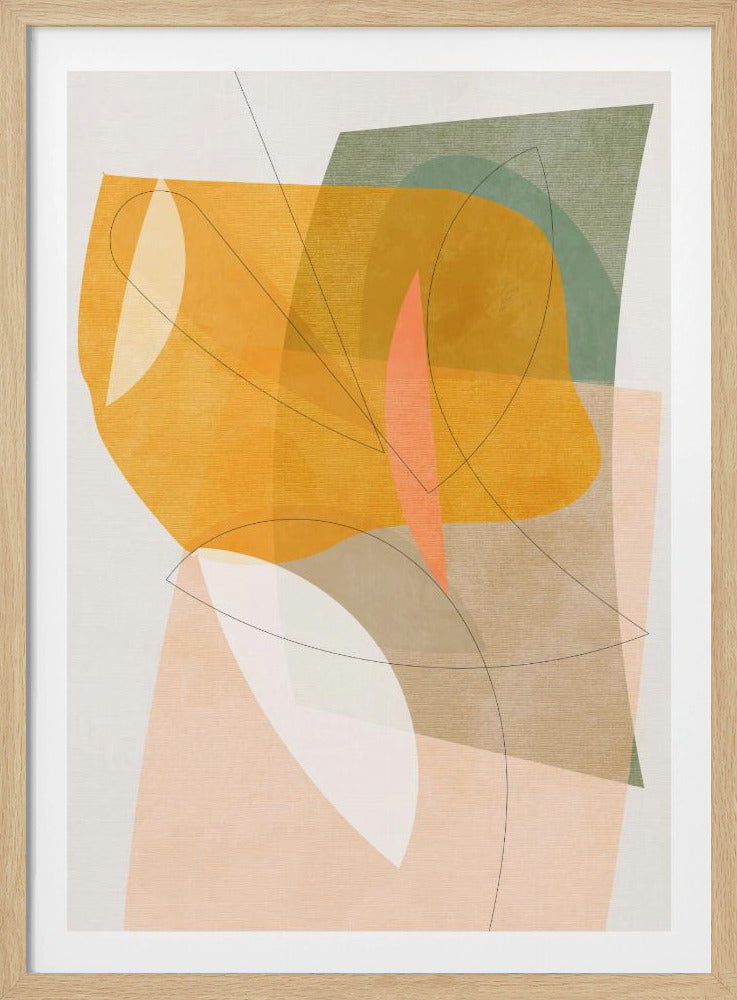 Natuurvriendelijke Terracotta 5 Aquarel Kopie | Poster