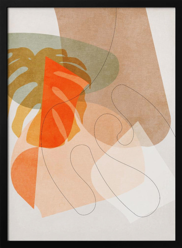 Natuurvriendelijke Terracotta 6 Aquarel Kopie | Poster
