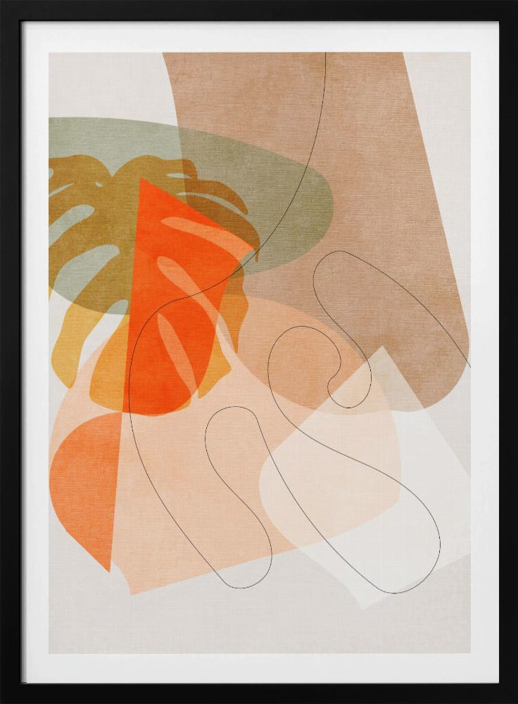Natuurvriendelijke Terracotta 6 Aquarel Kopie | Poster