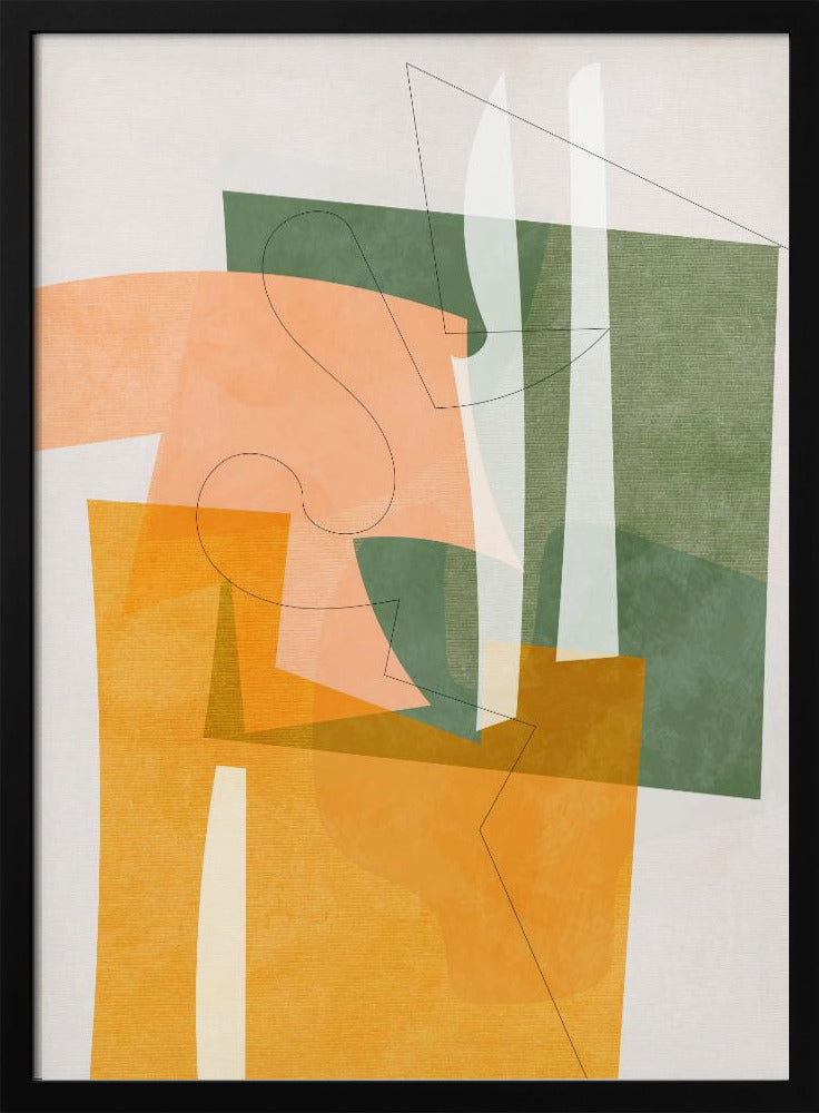 Natuurvriendelijke Terracotta 8 Aquarel Kopie | Poster