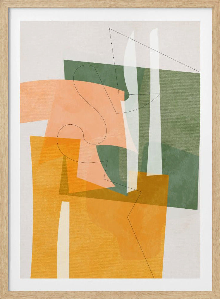 Natuurvriendelijke Terracotta 8 Aquarel Kopie | Poster