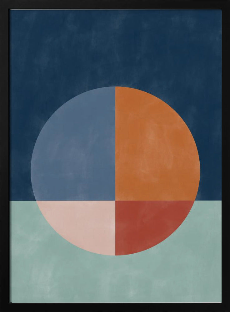 Een grote gesegmenteerde cirkel | Poster