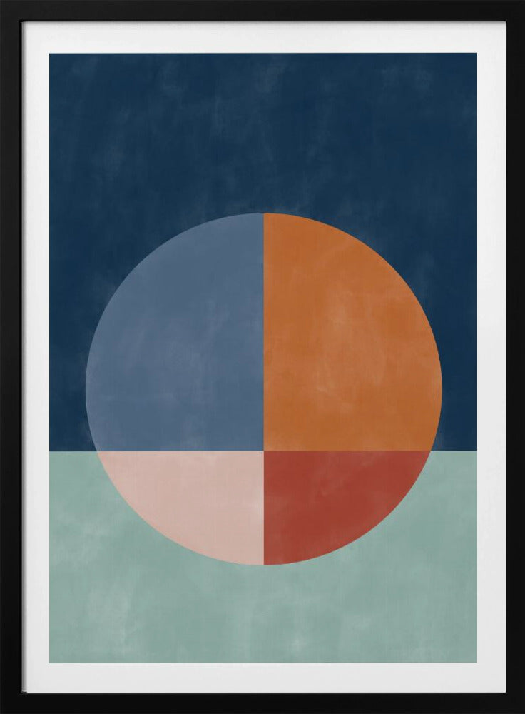 Een grote gesegmenteerde cirkel | Poster