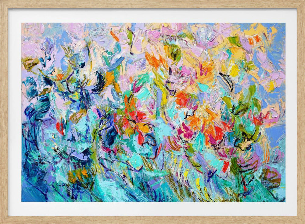 Stralende bloemenharmonie | Poster