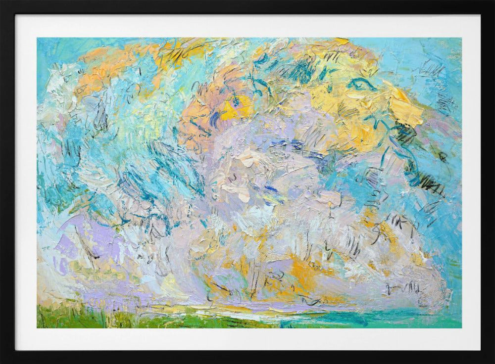 Grillig wolkenlandschap | Poster